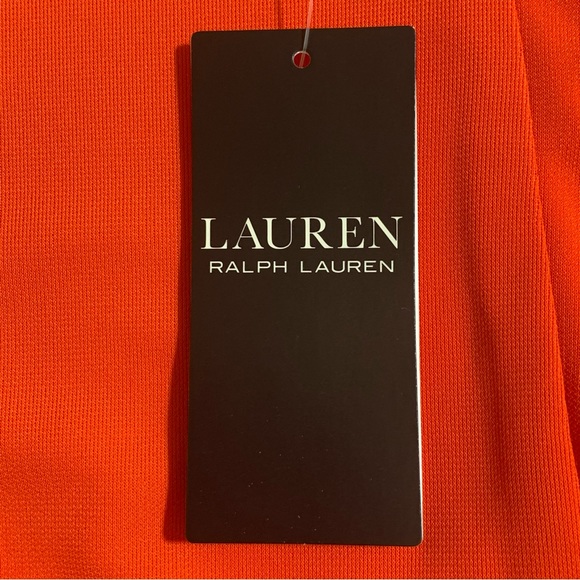 Lauren Ralph Lauren Women’s Ruffle-Trim Surplice Jersey Top-Size L NWT - Picture 9 of 9